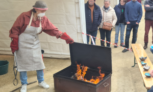 Cuisson du Raku, Isa Terre & Création